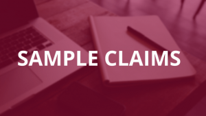 Sample Claims Graphic